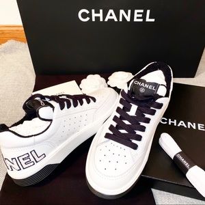 Chanel Calfskin Sneakers